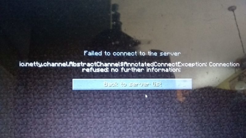 io.netty.channel.abstractchannel$annotatedconnectexception Error