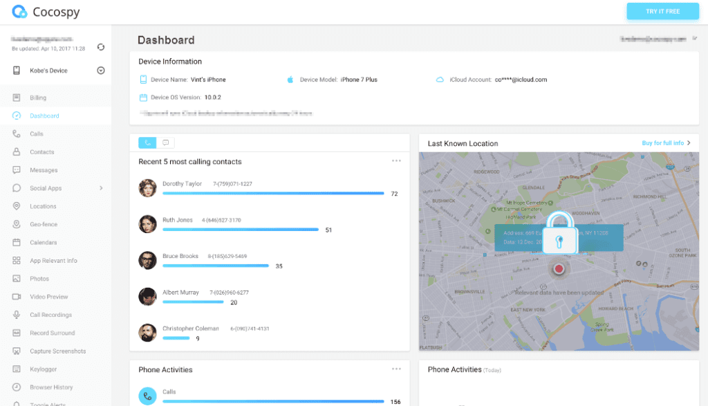 Dashboard Facility